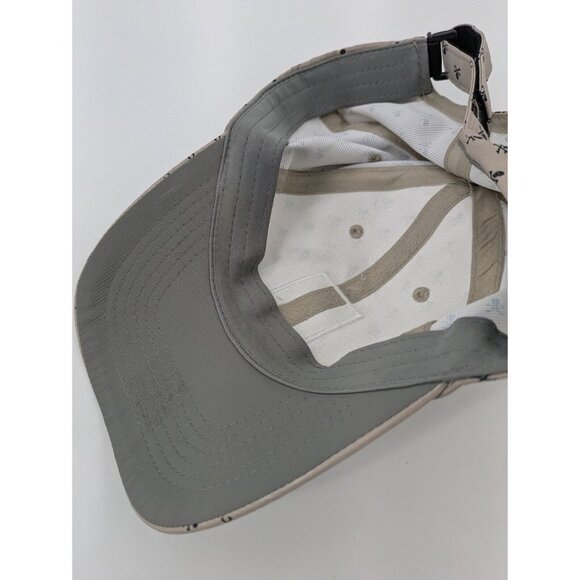 Blackwolf Run Hat Men Strap Spell Out Golf Resort Course‎ Skulls Tan - Picture 7 of 7